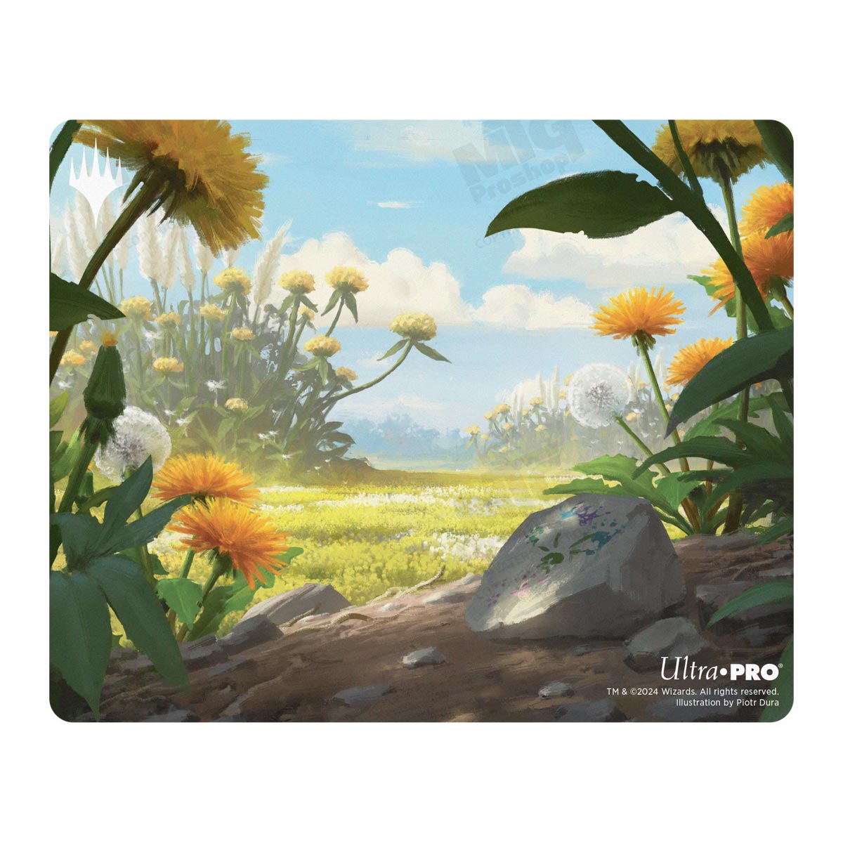 Bloomburrow Basic Lands Mousepad for Magic: The Gathering - Plains