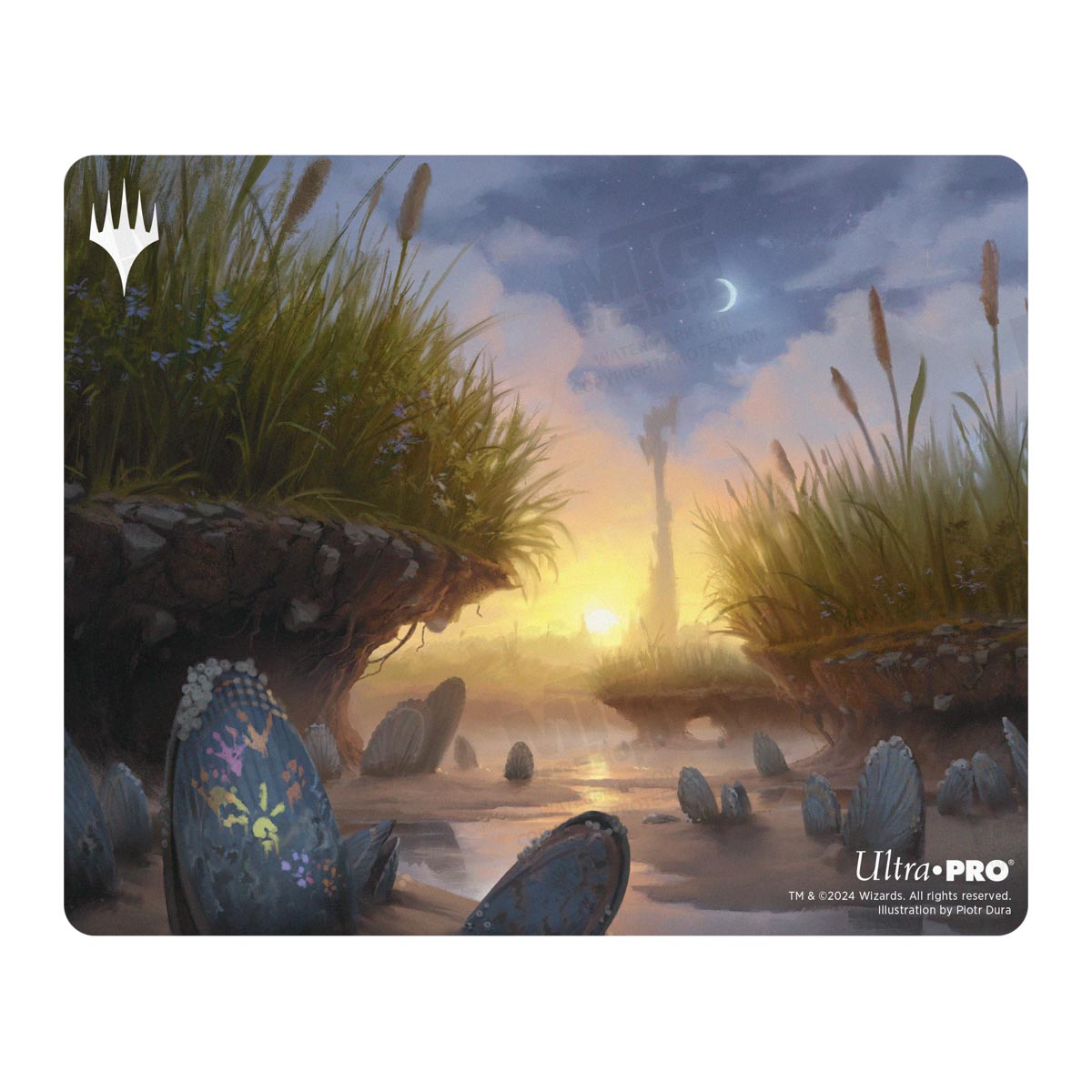 Bloomburrow Basic Lands Mousepad for Magic: The Gathering - Swamp