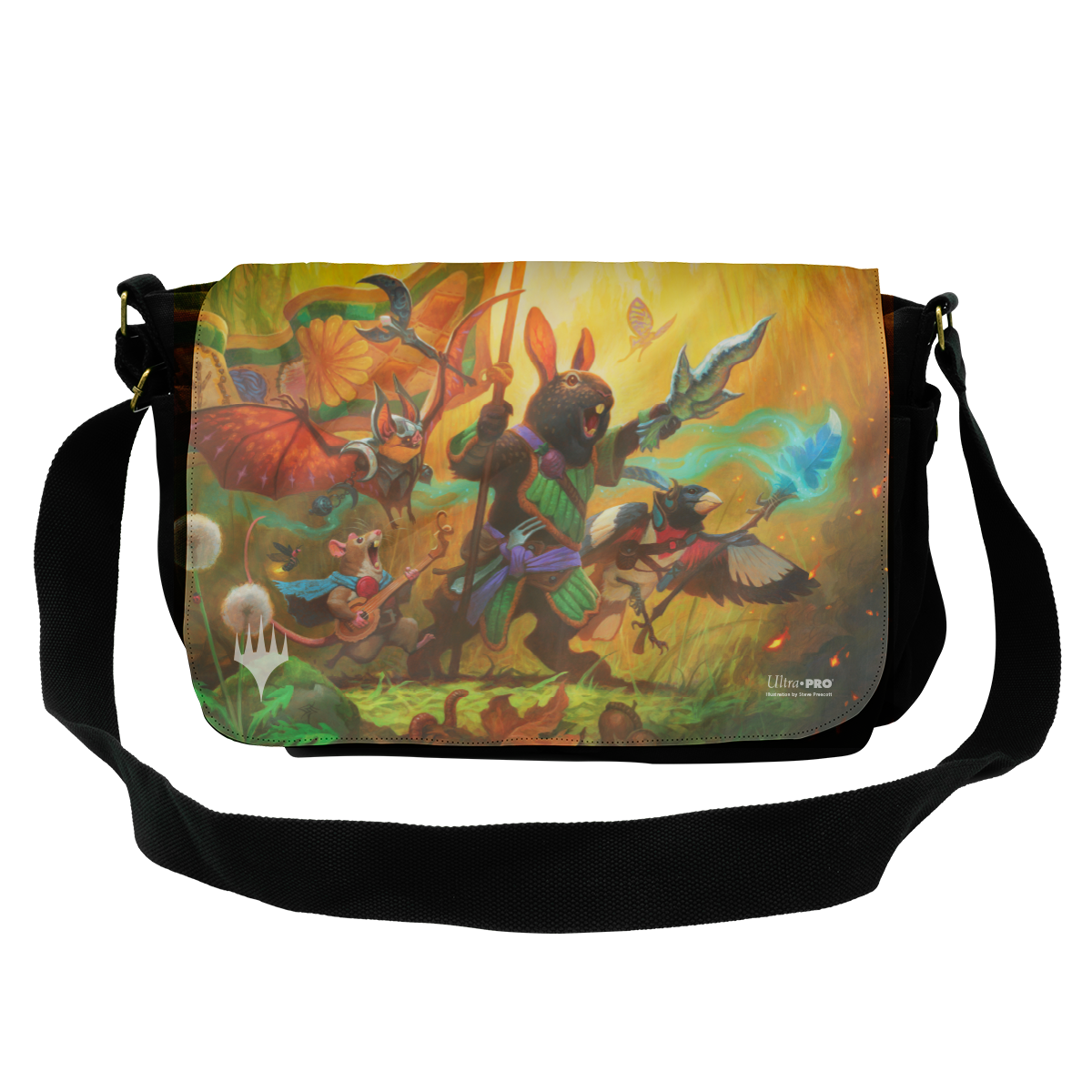 Bloomburrow Valley Questcaller Bag Flap for Magic: The Gathering with Bag. Bag sold separately.