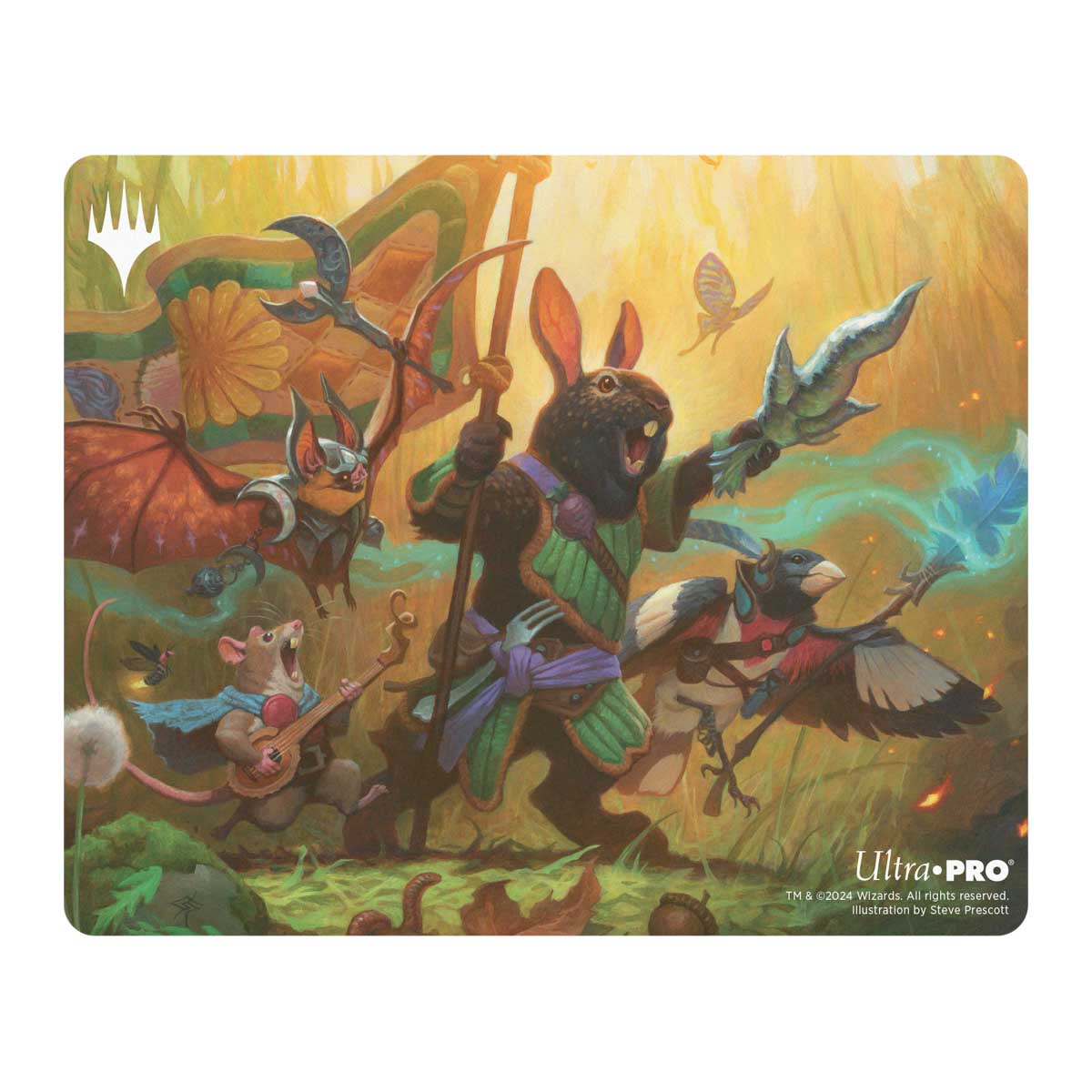 Bloomburrow Valley Questcaller Mouse Pad for Magic: The Gathering Art