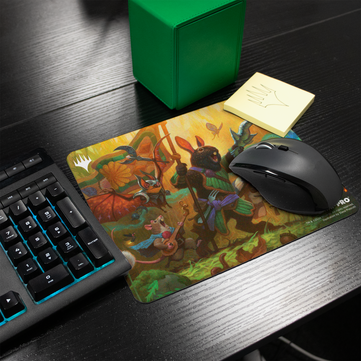 Bloomburrow Valley Questcaller Mouse Pad for Magic: The Gathering Lifestyle