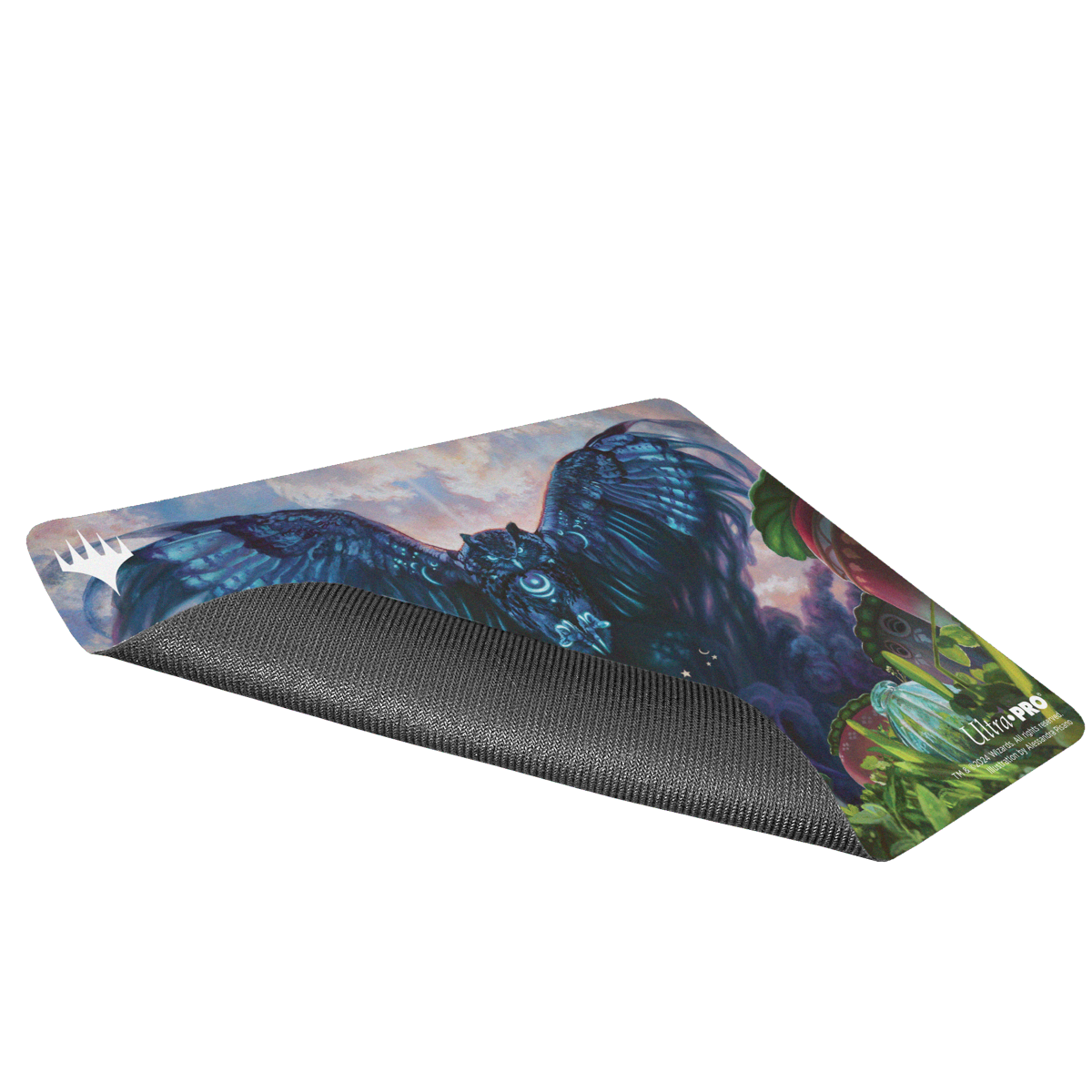 Magic: The Gathering Bloomburrow Mousepad - Maha, Its Feathers Night Back