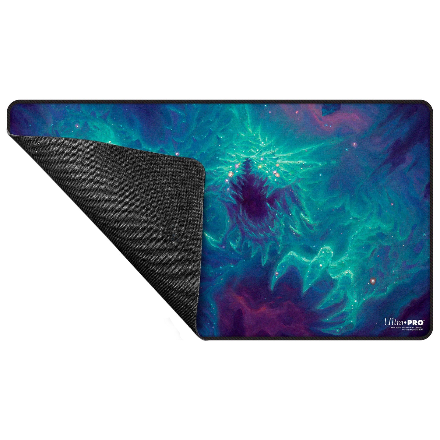 Edge of Eternities - Black Stitched Playmat - Cosmogoyf - Chris Rahn