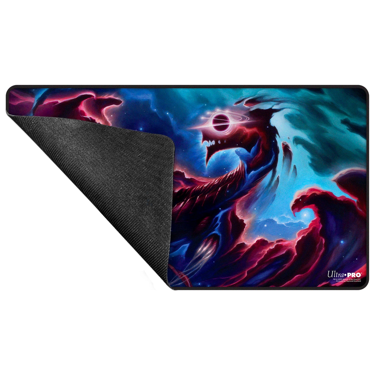 Edge of Eternities - Black Stitched Playmat - Nova Hellkite - Raymond Swanland