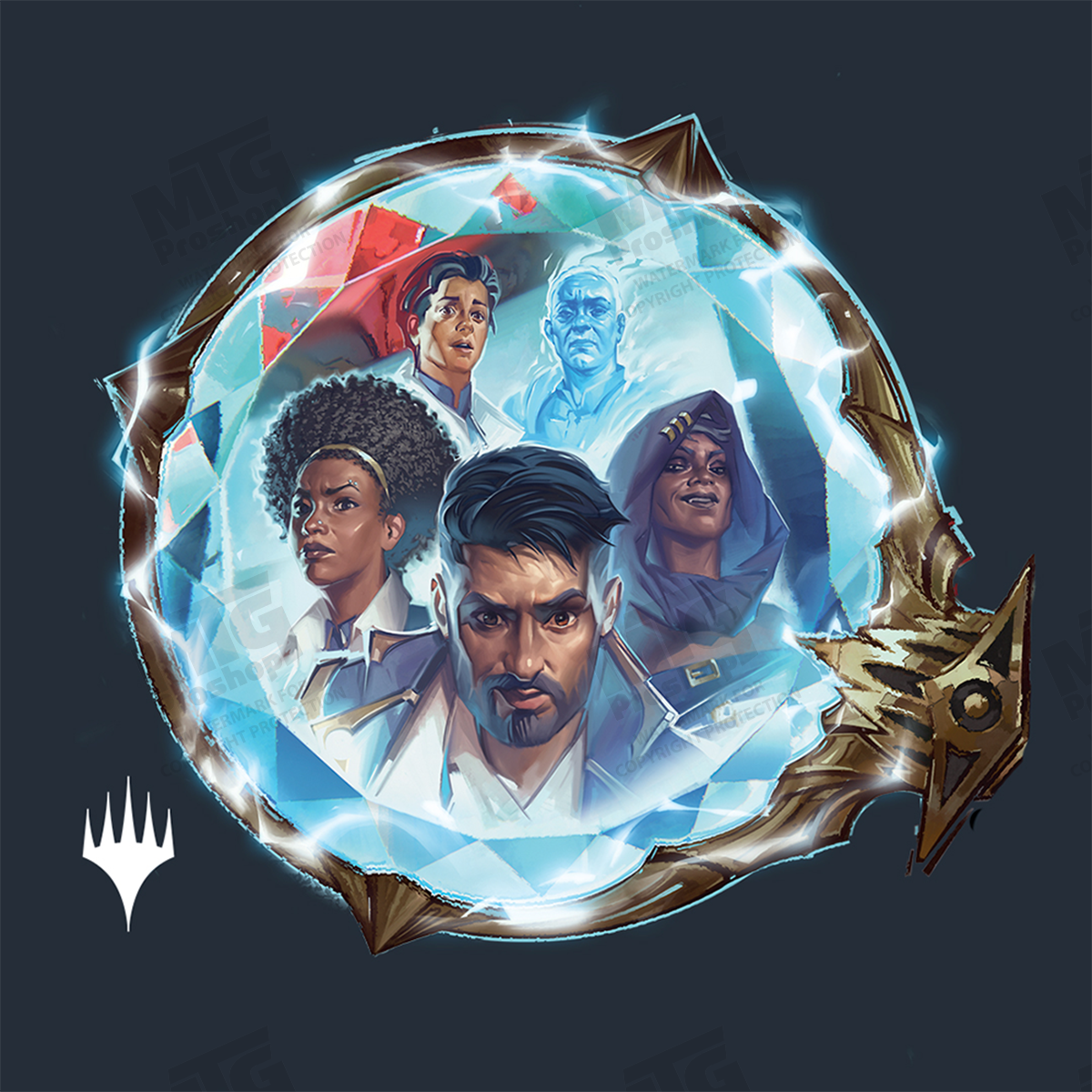 Murders at Karlov Manor Magnifying Glass T-Shirt for Magic: The Gathering Art