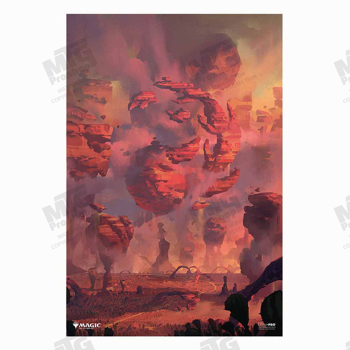 Magic: The Gathering Outlaws of Thunder Junction Posters - Lands Mountain/Red Mana Symbol