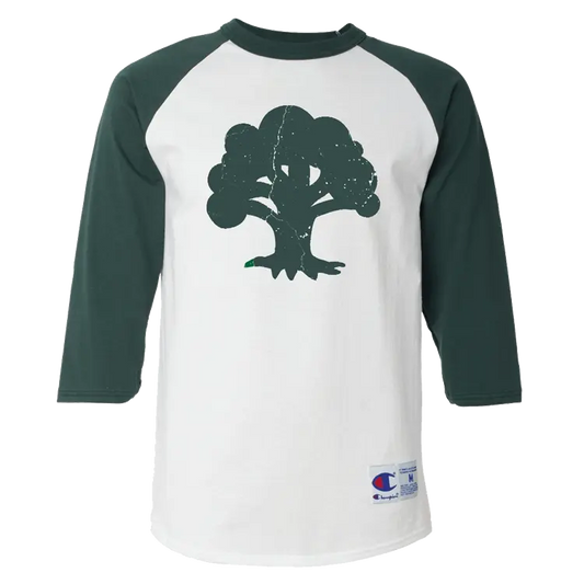 Magic: The Gathering Green Mana Baseball T-Shirt (Raglan)