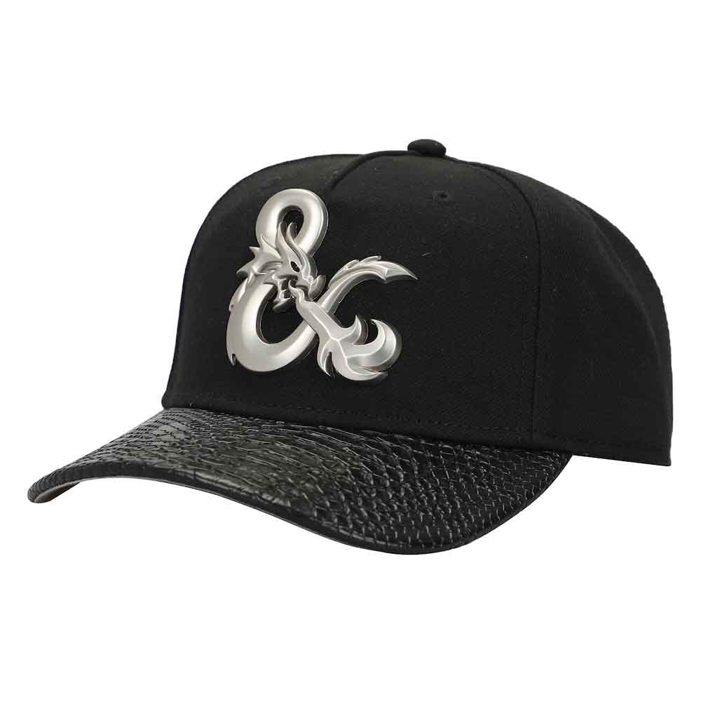 Dungeons & Dragons Metal Ampersand And Dragon Skin Bill Snapback H