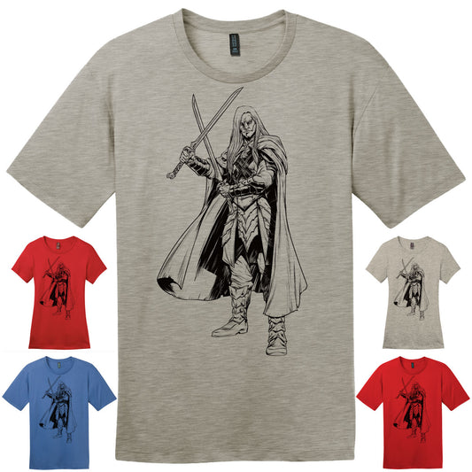 Adventures in the Forgotten Realms Drizzt Do'Urden T-shirt for Dungeons & Dragons - MTG Pro Shop