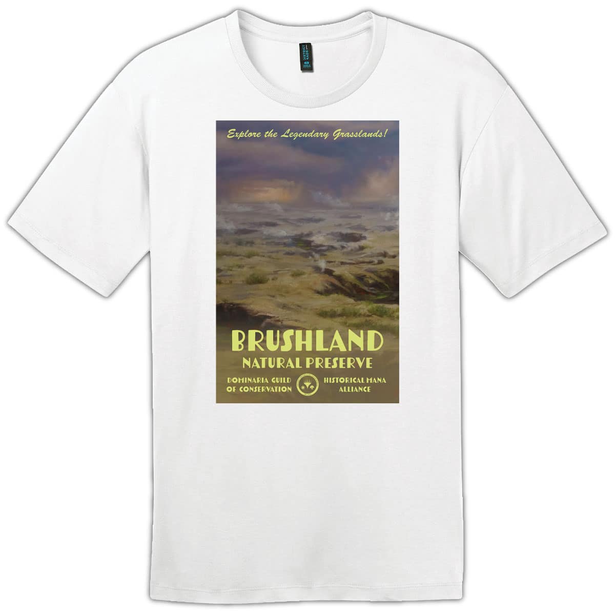 The Brothers' War Brushland T-Shirt for Magic: The Gathering