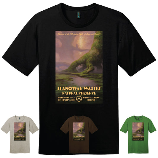 The Brothers' War Llanowar Wastes T-shirt for Magic: The Gathering - MTG Pro Shop