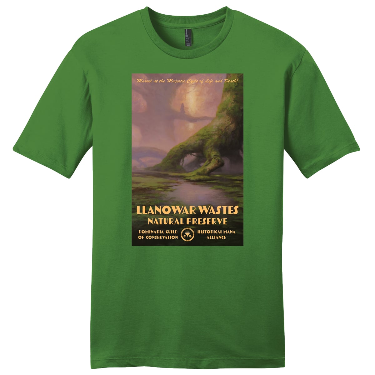 The Brothers' War Llanowar Wastes T-shirt for Magic: The Gathering - MTG Pro Shop