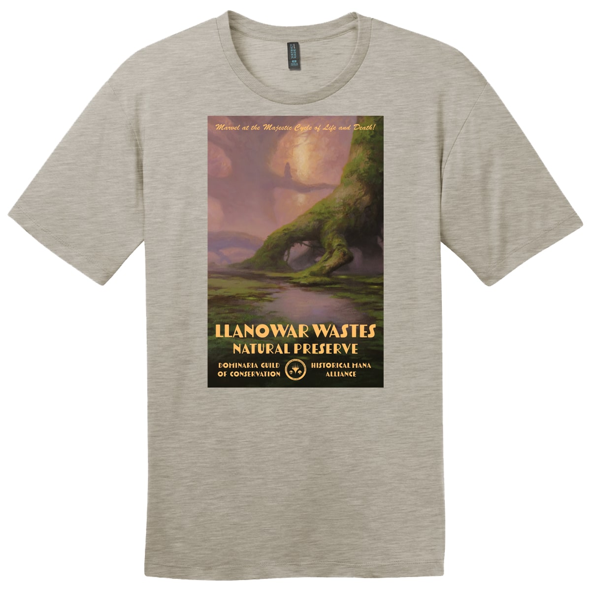 The Brothers' War Llanowar Wastes T-shirt for Magic: The Gathering - MTG Pro Shop