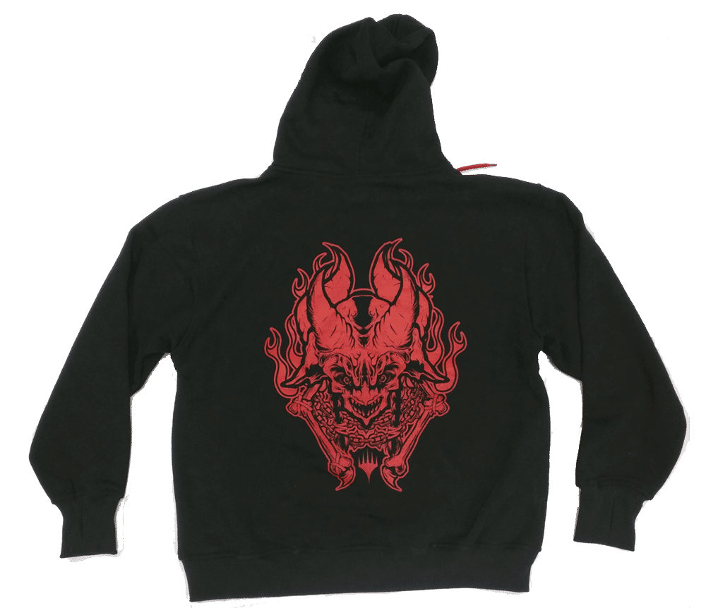 Two-Tone Black/Red Custom Magic: The Gathering Hoodie - MTG Pro Shop