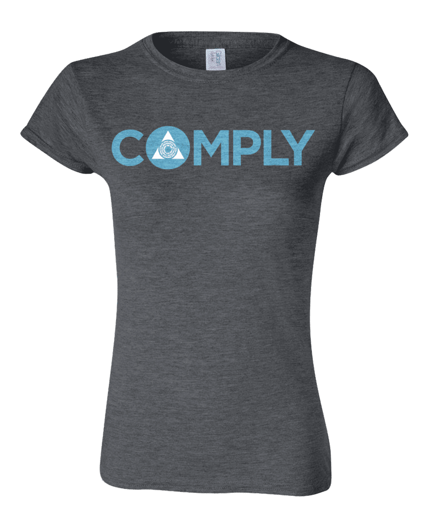 Guild Word Women's Azorius COMPLY T-shirt for Magic: The Gathering - MTG Pro Shop