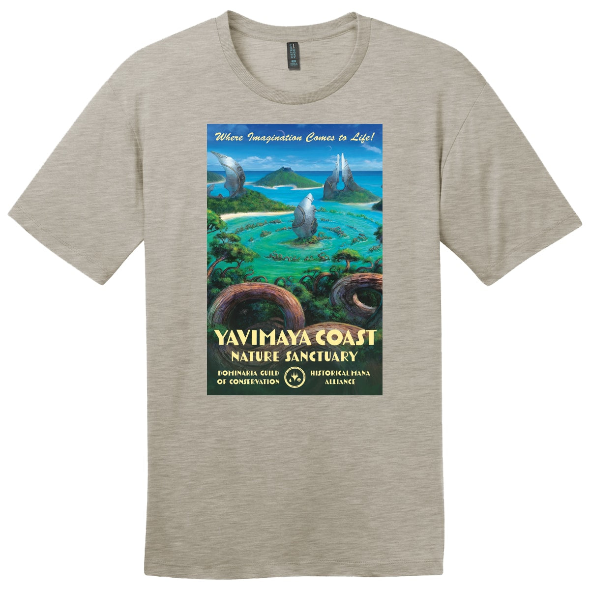 Dominaria United Yavimaya Coast T-shirt for Magic: The Gathering - MTG Pro Shop