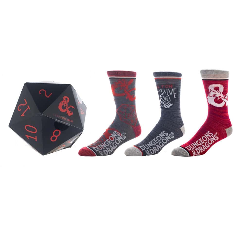 Dungeons & Dragons Crew Socks - 3 Pair