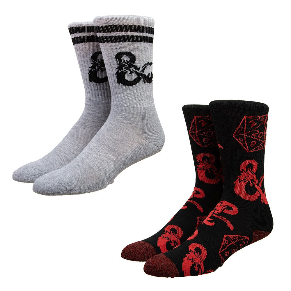 Dungeons & Dragons Crew Socks - 2 Pair
