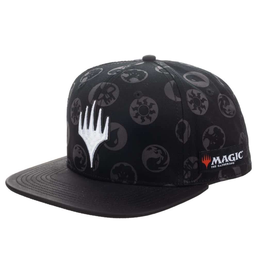 Magic: The Gathering Snapback Planeswalker Hat with Mana Symbols