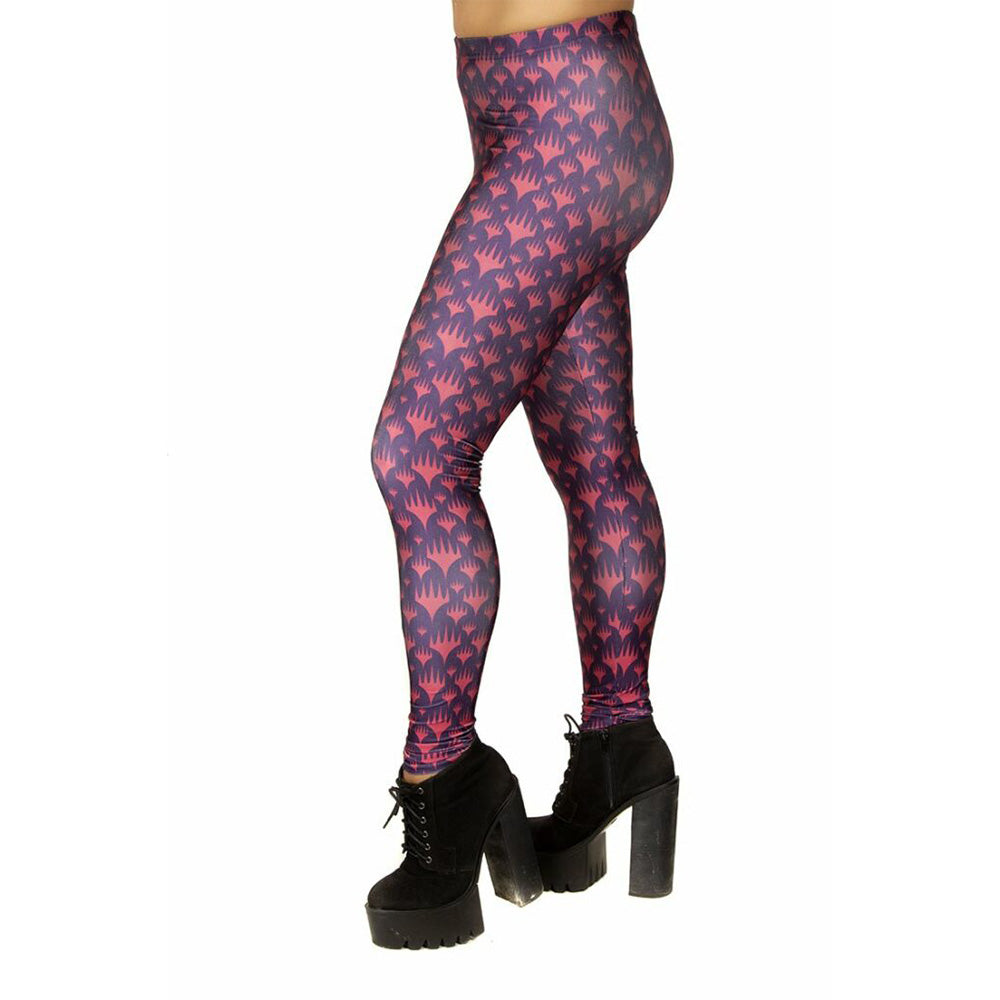 Blue & Red Planeswalker Logo Leggings for Magic: The Gathering