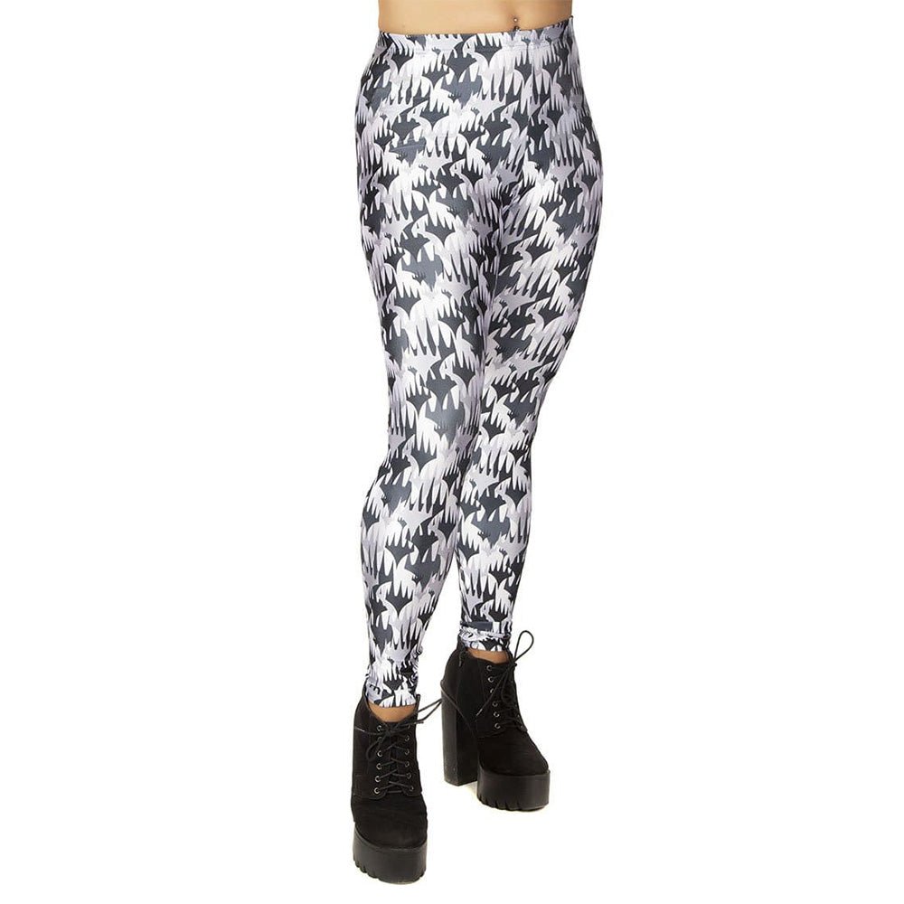 Black & White Planeswalker Leggings for Magic: The Gathering