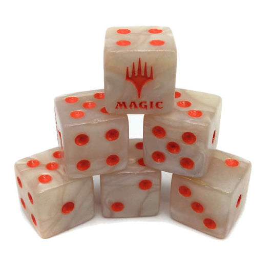 Planeswalker Dice Set of 6 for Magic: The Gathering