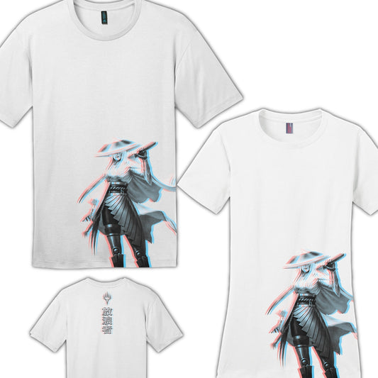 Kamigawa: Neon Dynasty 3D Shift The Wandering Emperor T-Shirt for Magic: The Gathering