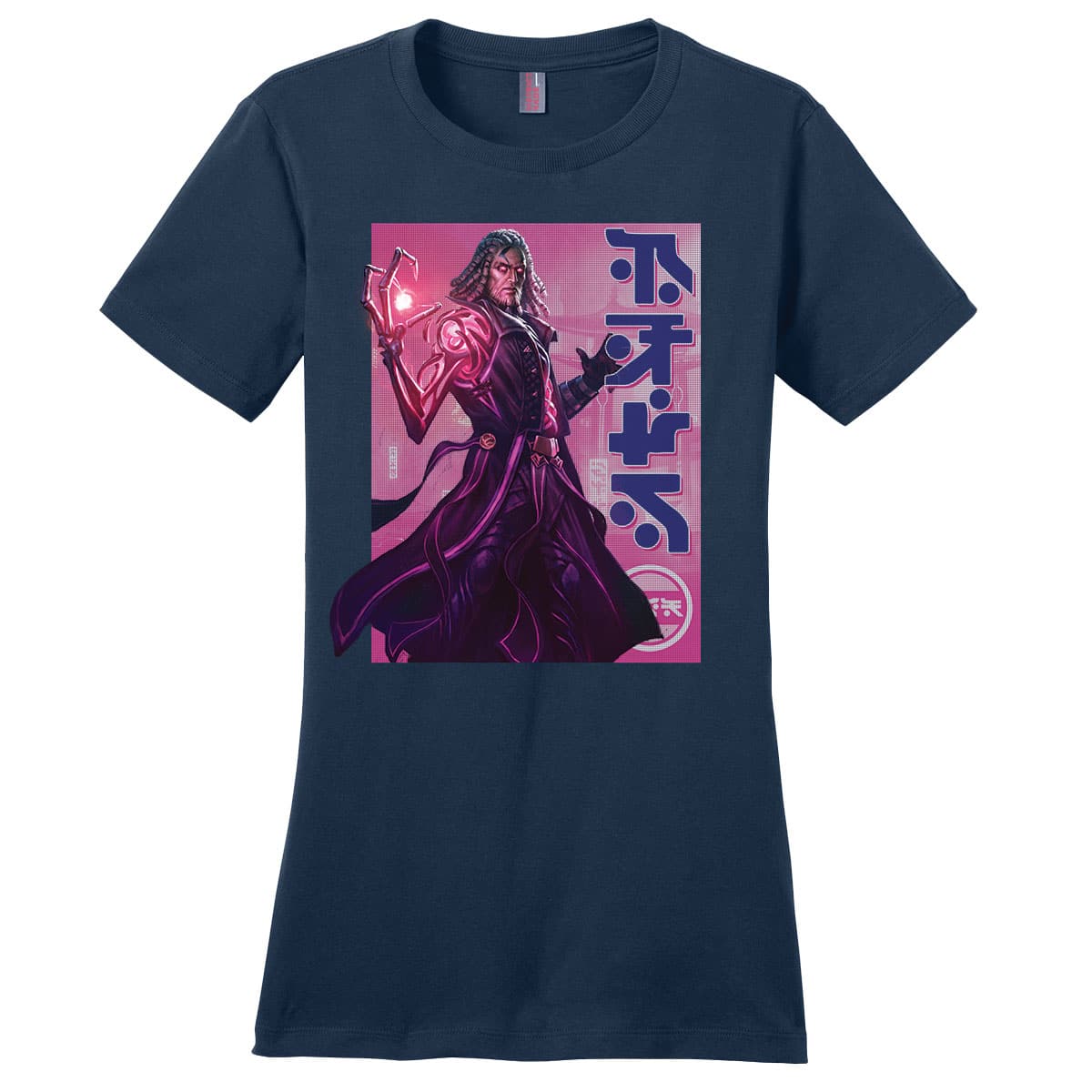 Kamigawa: Neon Dynasty Billboard Tezzeret, Betrayer of Flesh T-Shirt for Magic: The Gathering