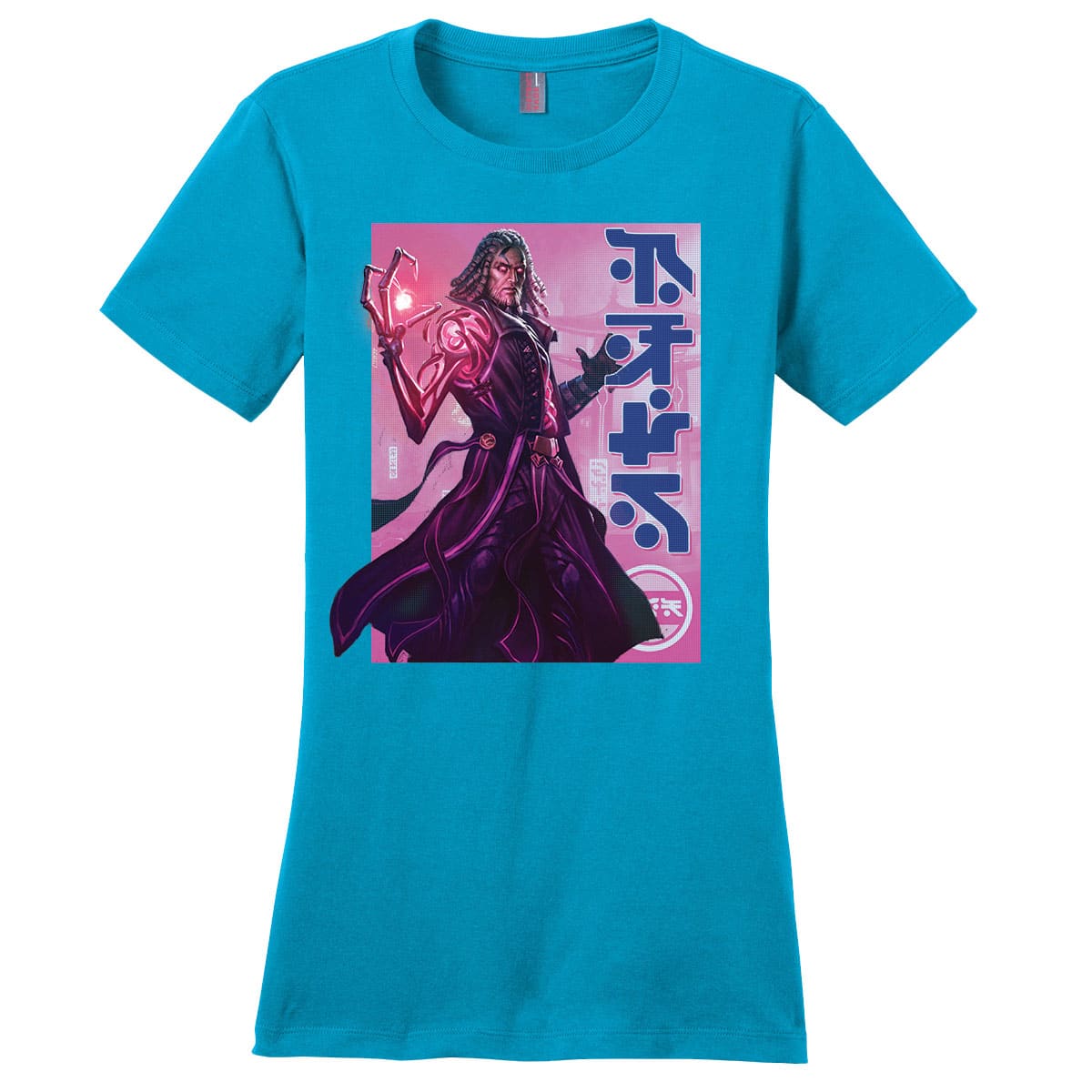 Kamigawa: Neon Dynasty Billboard Tezzeret, Betrayer of Flesh T-Shirt for Magic: The Gathering