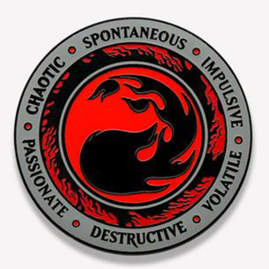 Pinfinity Red Mana Symbol Pin 002 for Magic: The Gathering