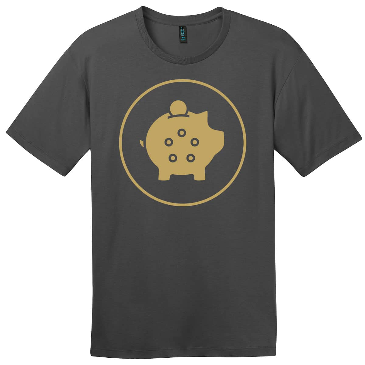 The Commander's Quarters Gold Logo T-Shirt for Magic: The Gathering