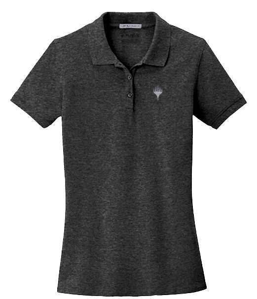 Planeswalker Logo Grey Women's Polo for Magic: The Gathering