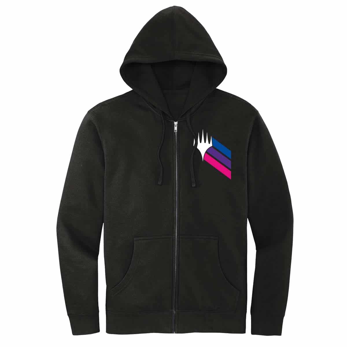 Pride 2021 Magic The Gathering Zip Up Hoodie - Bisexual
