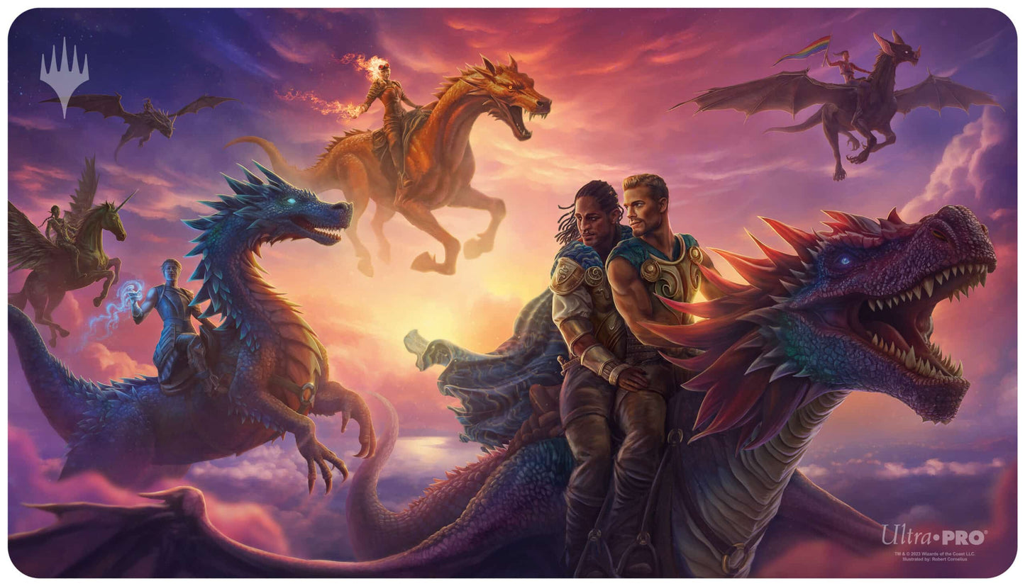 Pride 2023 Magic The Gathering Skyward Pride Playmat