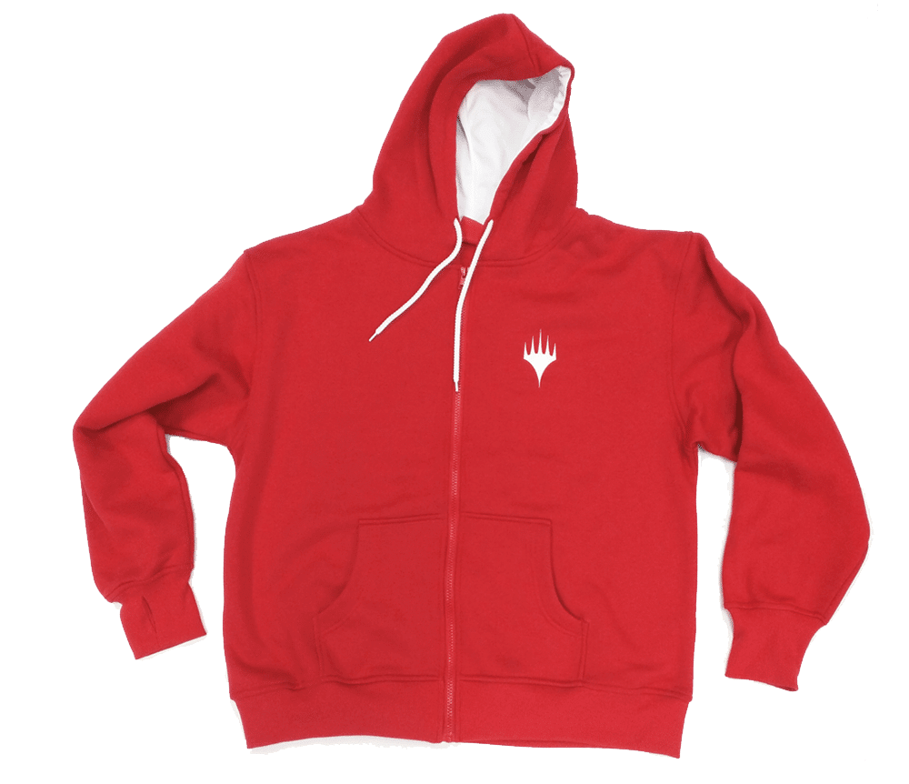 Two-Tone Red/White Custom Magic: The Gathering Hoodie - MTG Pro Shop