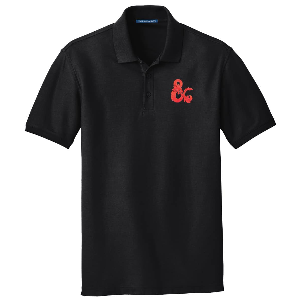 Dungeons & Dragons Evergreen Red Logo Polo Shirt