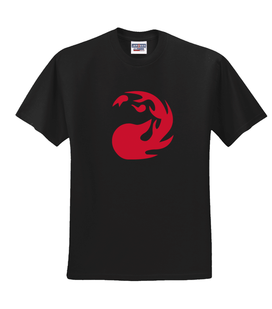Red Mana Symbol T-Shirt for Magic: The Gathering