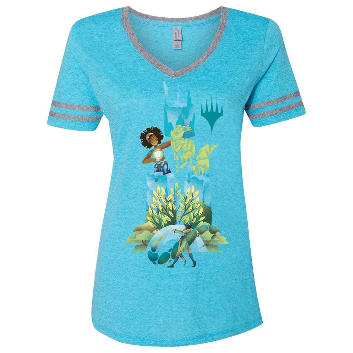 Strixhaven Quandrix College T-Shirt for Magic: The Gathering