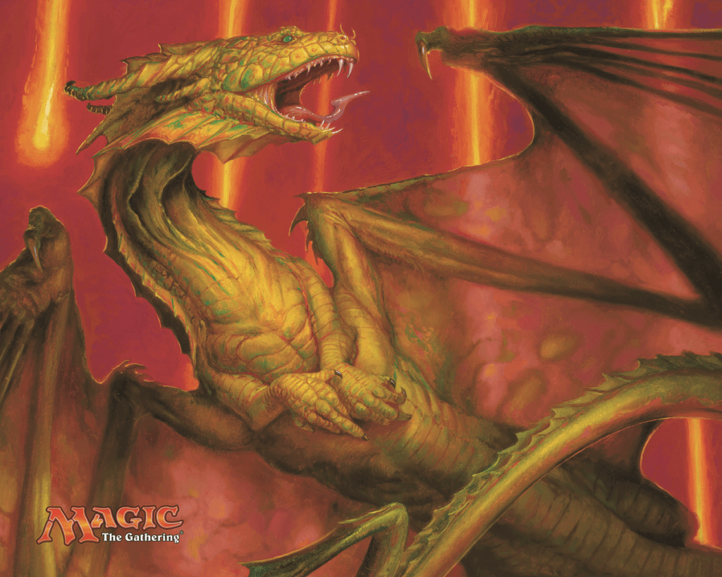 Shivan Dragon Mousepad for Magic: The Gathering