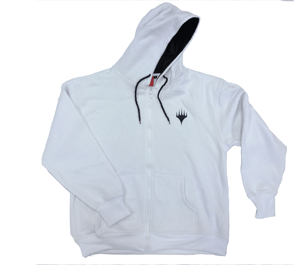 Two-Tone White/Black Custom Magic: The Gathering Hoodie - MTG Pro Shop