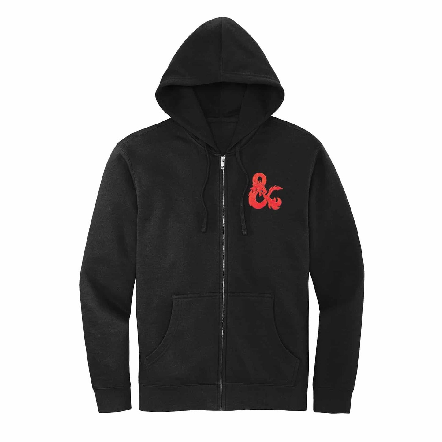 Dungeons & Dragons Evergreen Red Logo Fleece Full-Zip Hoodie - MTG Pro Shop