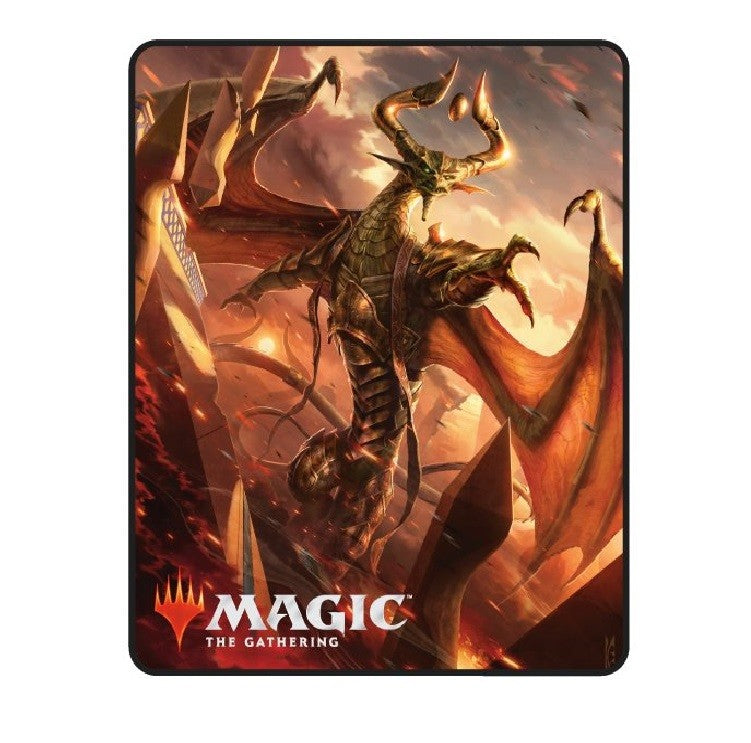 Nicol Bolas Fleece Throw Blanket for Magic: The Gathering