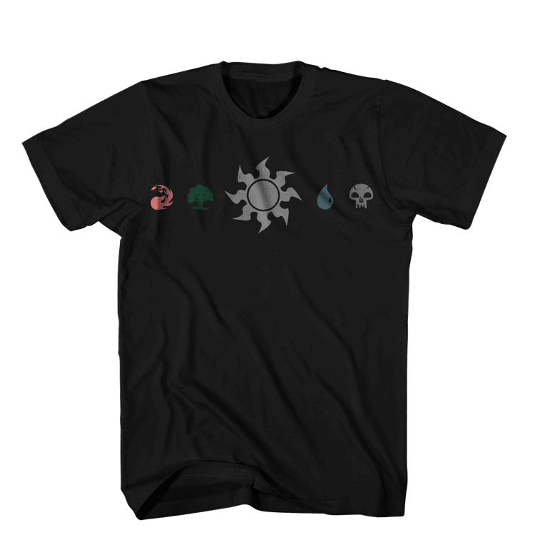 White of Five T-Shirt for Magic: The Gathering