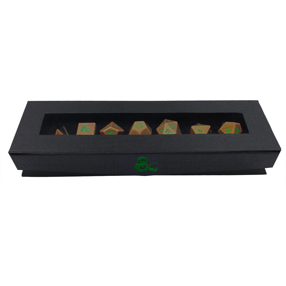 Heavy Metal Feywild Copper and Green RPG Dice Set (7ct) for Dungeons & Dragons | Ultra PRO International