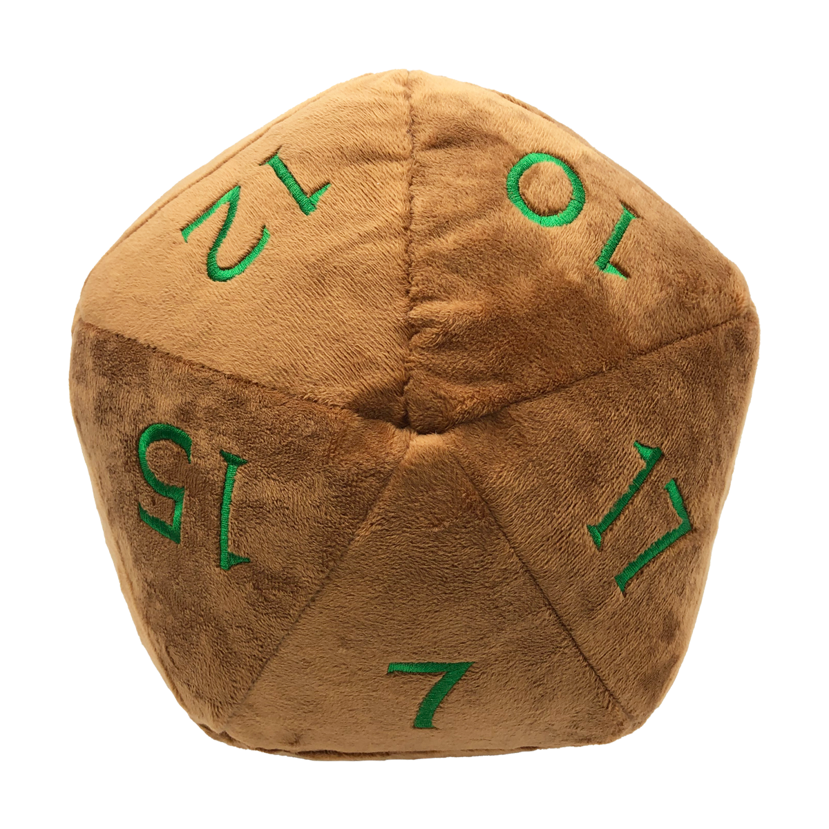 Jumbo Feywild Copper and Green D20 Novelty Dice Plush for Dungeons & Dragons | Ultra PRO International