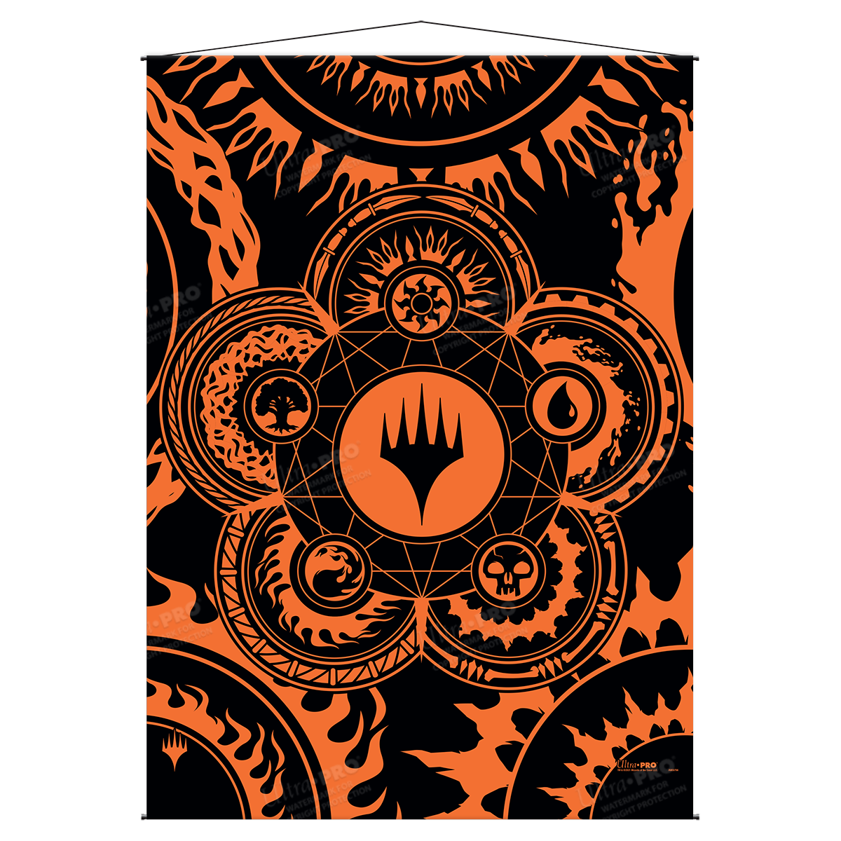 Mana 7 Color Wheel Wall Scroll for Magic: The Gathering | Ultra PRO International