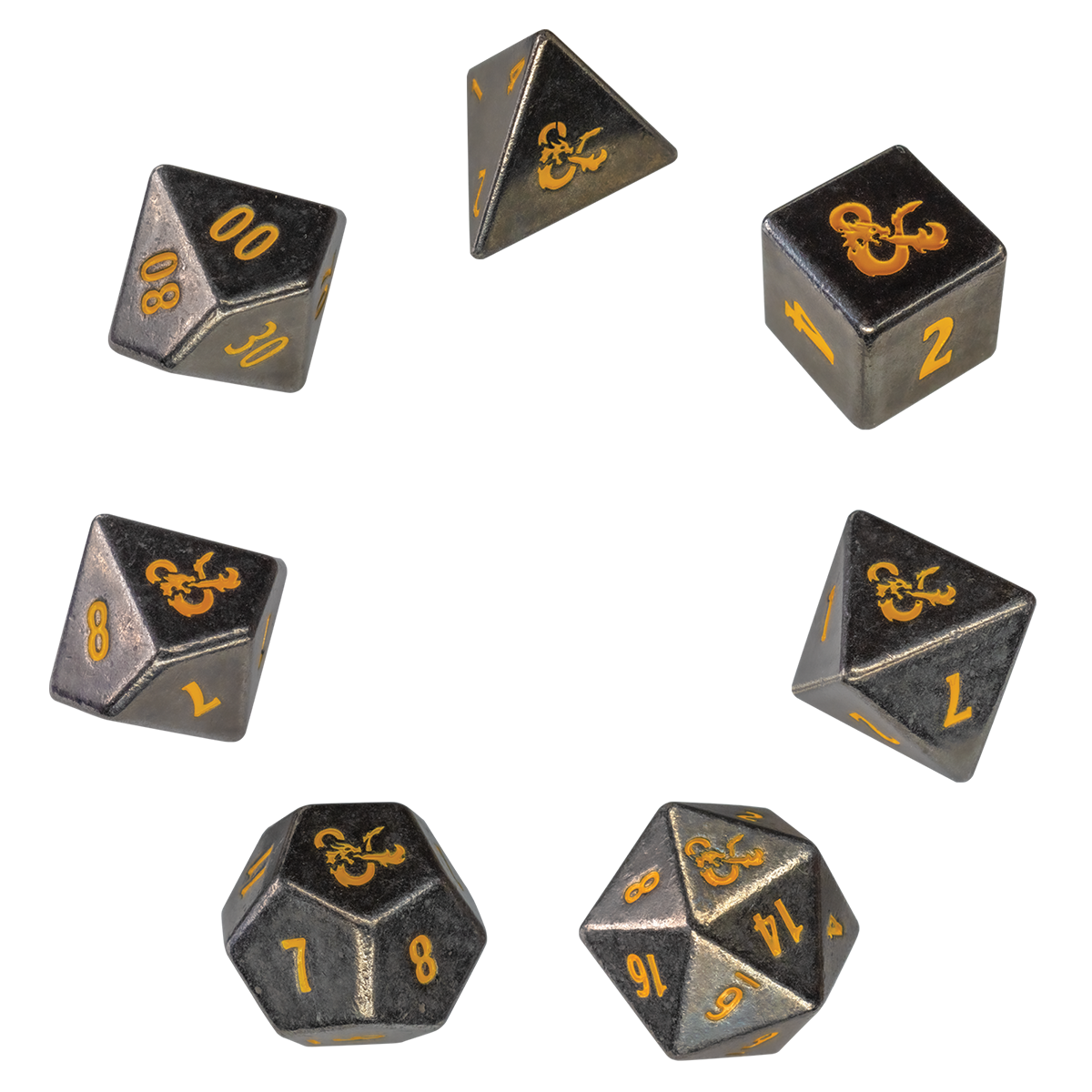 Heavy Metal Spelljammer Realmspace RPG Dice Set (7ct) for Dungeons & Dragons | Ultra PRO International