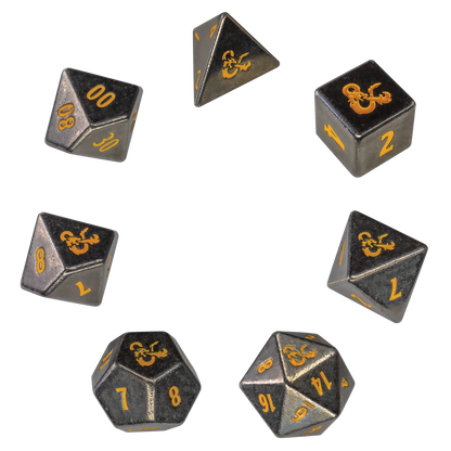 Heavy Metal Spelljammer Realmspace RPG Dice Set (7ct) for Dungeons & Dragons | Ultra PRO International