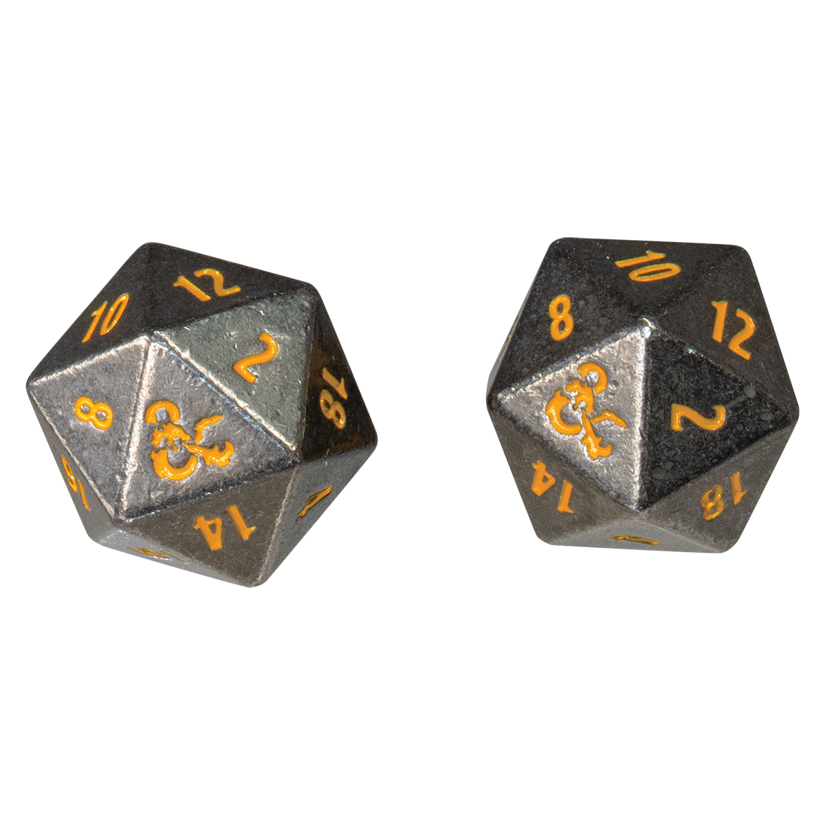 Heavy Metal Realmspace D20 Dice Set (2ct) for Dungeons & Dragons | Ultra PRO International