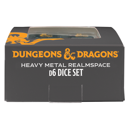 Heavy Metal Spelljammer Realmspace D6 Dice Set (4ct) for Dungeons & Dragons | Ultra PRO International